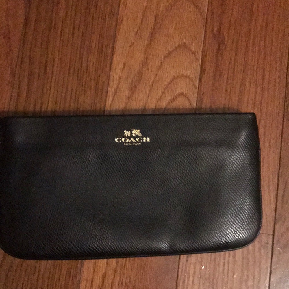 Black Coach wristlet
